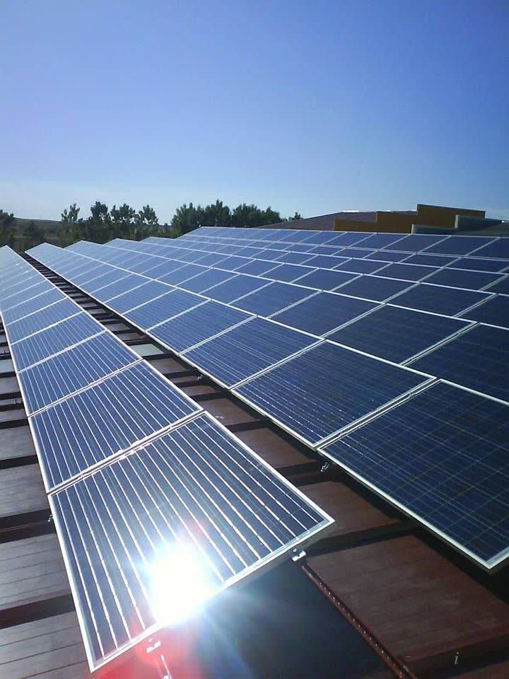 Limpeza de painéis solares
